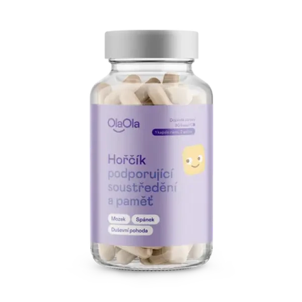 OlaOla Hořčík podporující mozek - L treonát / 90 kapslí (110065)