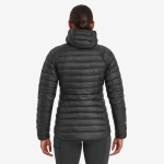 Dámská péřová bunda kapucí Montane Womens Anti-Freeze Hoodie black