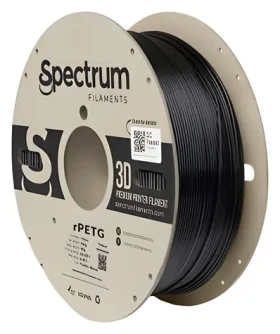 Spectrum rPETG Traffic Black / Tisková struna / recyklovaný / 1,75 mm / 1 kg (80591)