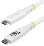 StarTech USB4 bílá / Kabel USB-C / 2 m / 20 Gb/s / 4K120Hz / DP1.4 / 240 W (CC2M20GUSB4TPW)