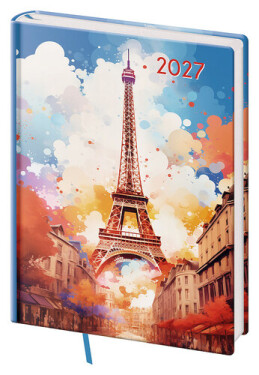 Diář 2027 týdenní B6 Vario Lyra - Paris
