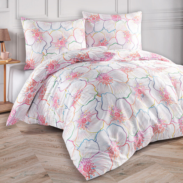 Saténové povlečení Bloom Velikost: 135x200 + 80x80 cm