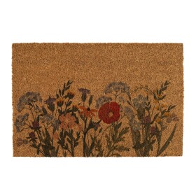 Bella Rose Rohožka z kokosových vláken Flowers, přírodní barva