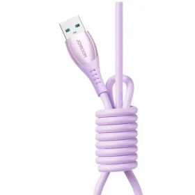 Joyroom S-A59 Vibrant Series Nabíjecí kabel USB-A (M) - USB-C (M) 3A 1.2m fialová (6956116764128)