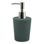 Spirella TAKEO dávkovač mýdla tmavě zelený / Bambusová vlákna / 400 ml