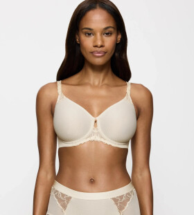 Dámská podprsenka Wild Azalea Florale W01 - BROWN - sv. béžová 00RB - TRIUMPH BROWN 70C