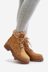 Zateplené dámské boty Big Star OO274A285 Camel 36