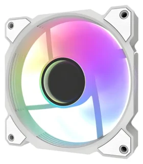 DarkFlash DR08 bílá / Ventilátor / 120 mm / 800-1600 RPM / 30 dBA / A-RGB (DR08 White)