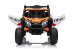Mamido Elektrické autíčko Buggy Madman bílé | UTV-MX 4x4 | EVA kola | 12V 10Ah | EKO kůže