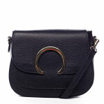 Nepřehlédnutélná kožená crossbody Albina černá