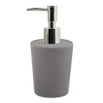 Spirella TAKEO dávkovač mýdla šedý / bambusové vlákna / 400 ml (7610583204707)