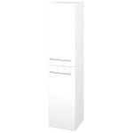Dřevojas - Vysoká skříň s košem na prádlo DOS SVD2K 35 - M01 Bílá mat / Úchytka T02 / M01 Bílá mat / Pravé 210670BP