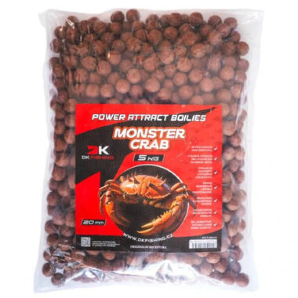 DK Fishing Boilies Power Attract Monster Crab 5kg 20mm (DK1112)