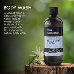 Baylis & Harding Sprchový gel Tonka Bean/Neroli 500 ml, modrá barva, plast