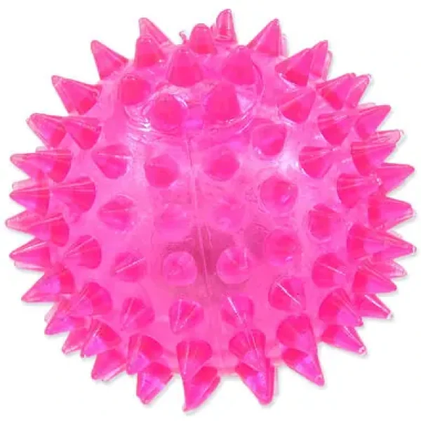 Dog Fantasy Hračka - míček LED růžová 6 cm (454-31108)