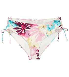 Dámské plavkové kalhotky Summer Fleur Midi X - TRIUMPH kombinace temně růžové (M020) 0042