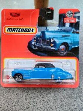 MATCHBOX AUTÍČKO MODEL HRAČKA 1941 CADILLAC SERIES62 CONVERTIBLE COUPE