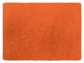 MSV Koupelnová předložka MICROFIBER oranžová / mikrovlákno / protiskluzová / 40 x 60 cm