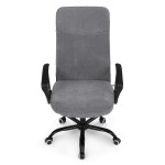 Kancelářská židle, houpací mechanismus, šedá látka, KA-W3109 GREY