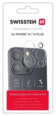 SWISSTEN Ochranné sklo čoček fotoaparátu pro Apple iPhone 14/14 Plus (94500107)
