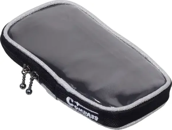 COMPASS BIKE Cyklobrašna na telefon černá / na řídítka / do 4,5" / voděodolná (12028)