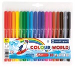 Centropen Popisovač COLOUR WORLD 7550 trojboký - sada 18 barev