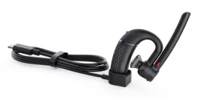 Yealink BH71Lite černá / Bezdrátová mono sluchátka s mikrofonem / Bluetooth 5.3 / výdrž 10 h / 18 g (BH71Lite)