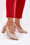 Sandály na podpatku model 211940 Step in style 37