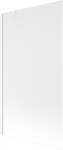 MEXEN/S - Next vanová zástěna FIX 100 x 150, mražené sklo, bílá 895-100-000-00-30-20