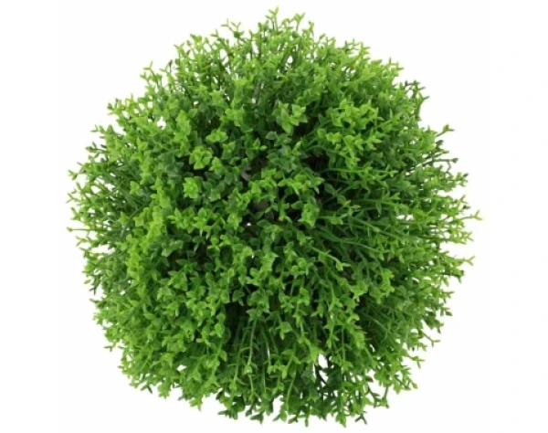 Umělá květina Buxus 13 cm, zelená