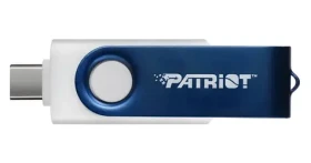 Patriot Xporter X550 64GB bílá / Flash Disk / USB-A + USB-C / USB 3.2 Gen 1 / 80 MB/s (PS64GX550AAD)