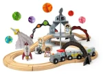 Bigjigs Rail Dřevěná vesmírná vláčkodráha