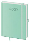 Denní diář 2027 B6 Print Pop světle zelený