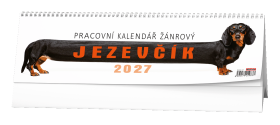 Stolní kalendář 2027 Baloušek Pracovní žánrový Jezevčík
