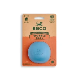 BeCoThings Beco Wobble Ball modrá 7.6cm / Hračka pro psy (BG-756391)