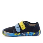 Chlapecké plátěné barefoot tenisky CANVAS BLUE+ Froddo G1700440-14 - 28