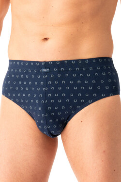 PÁNSKÉ SLIPY MPP 612 B25 tmavě modrošedá XXL