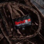 Pánská Kožená Bunda BomberFur Pilot Brown Brixton Hnědá Velikost: 7XL