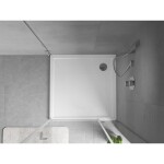 MEXEN - Flow Sprchová vanička čtvercová slim 90 x 90, bílá lesk 46S109090