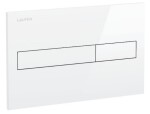 LAUFEN Rámový podomítkový modul CW1 SET s bílým tlačítkem + WC REA Carlo Flat Mini Rimless + SEDÁTKO H8946600000001BI CF1