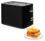 Krups KH6418 Smart'n Light černá / Topinkovač / 850 W / 2 plátky / 7 úrovní zhnědnutí / digitální displej (KH6418)