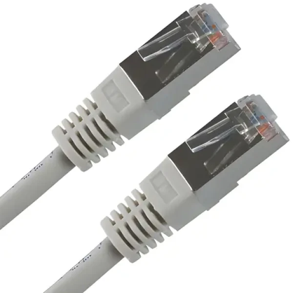 Neutralle Patch kabel FTP Cat.5e šedý / Patch kabel / RJ45 - RJ45 / 0,5 m / stíněný