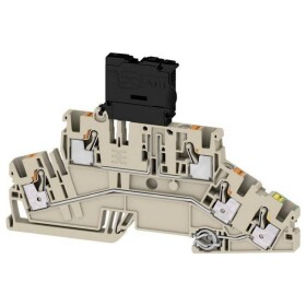 Weidmüller 2831510000 jistící svorka pružinové připojení , konektor Tmavě béžová 50 ks