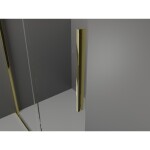 MEXEN/S - Velar L posuvné sprchové dveře 120 cm, transparent, zlatá 871-120-003-01-50