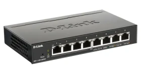 D-Link DGS-1100-08PV2/E / Switch / 8-port 10/100/1000 Mbps / 8x PoE+ / Smart Managed (DGS-1100-08PV2/E)
