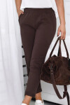 Dámské kalhoty LENA Čokoláda M