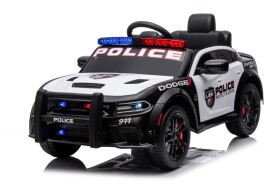 Mamido Elektrické autíčko Dodge Charger policejní bílé