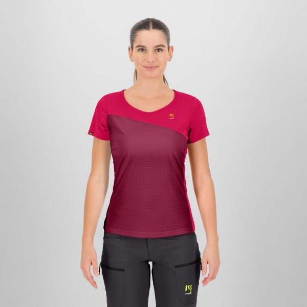 KARPOS Averau W Jersey, Beet Red/Virtual Pink velikost: M