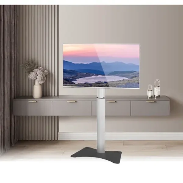 Techly ICA-TR39 černo-stříbrná / Podlahový stojan pro TV / 32-70" / VESA 800x400 / 40 kg (ICA-TR39)