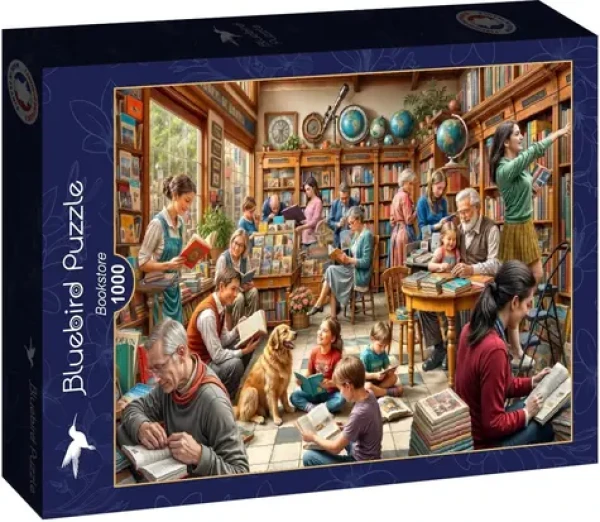 BLUEBIRD Puzzle Knihkupectví